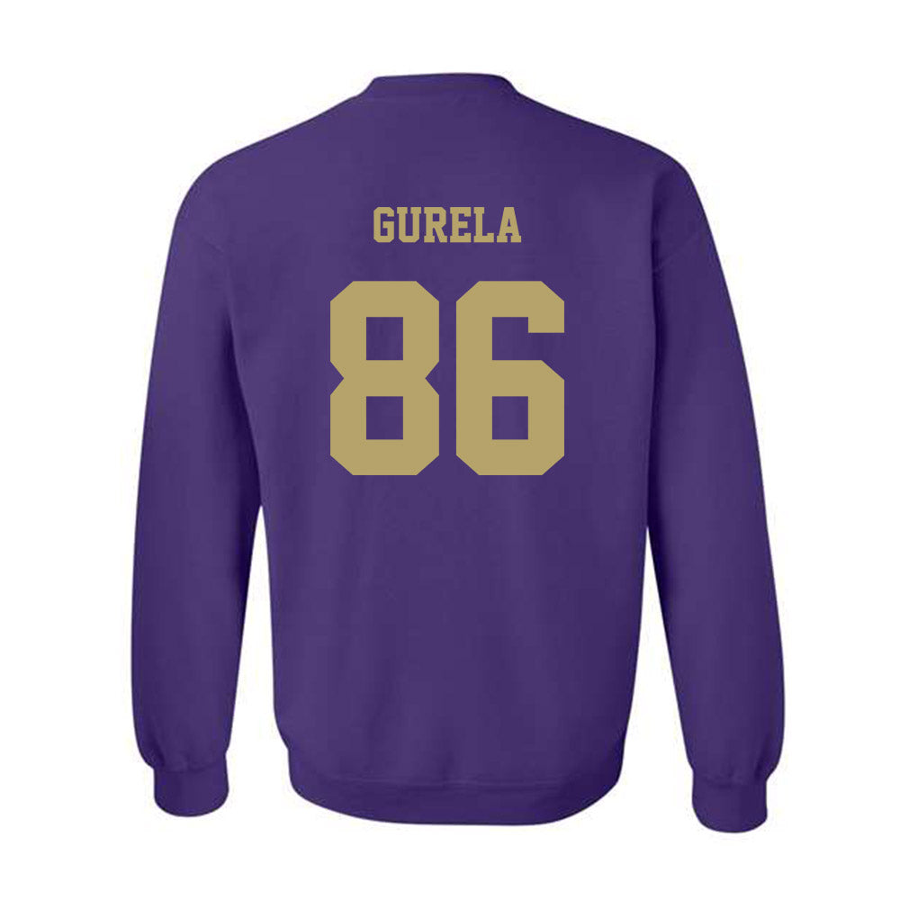 JMU - NCAA Football : Ethan Gurela - Fashion Shersey Crewneck Sweatshirt-1