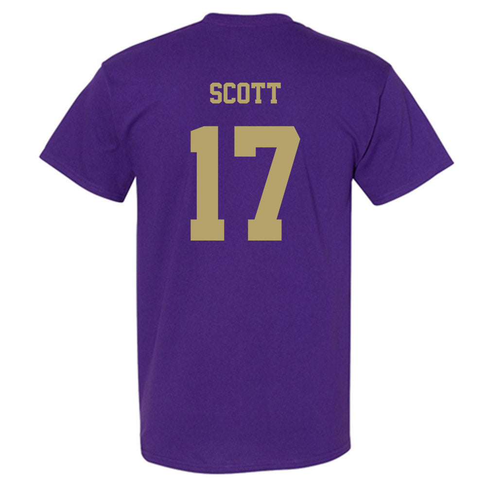 JMU - NCAA Football : Michael Scott - Fashion Shersey T-Shirt-1