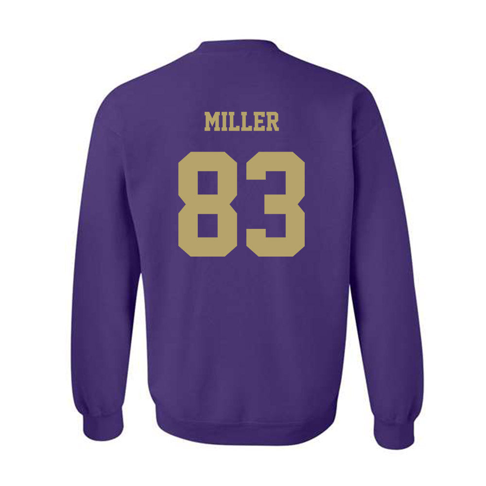 JMU - NCAA Football : Chase Miller - Fashion Shersey Crewneck Sweatshirt-1
