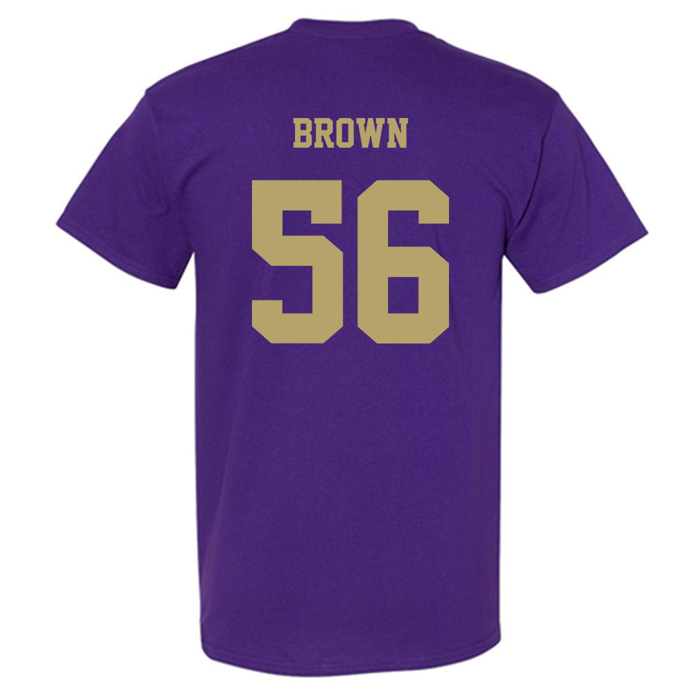JMU - NCAA Football : Tyler Brown - Fashion Shersey T-Shirt-1