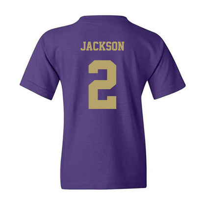 JMU - NCAA Football : Nakian Jackson - Fashion Shersey Youth T-Shirt-1