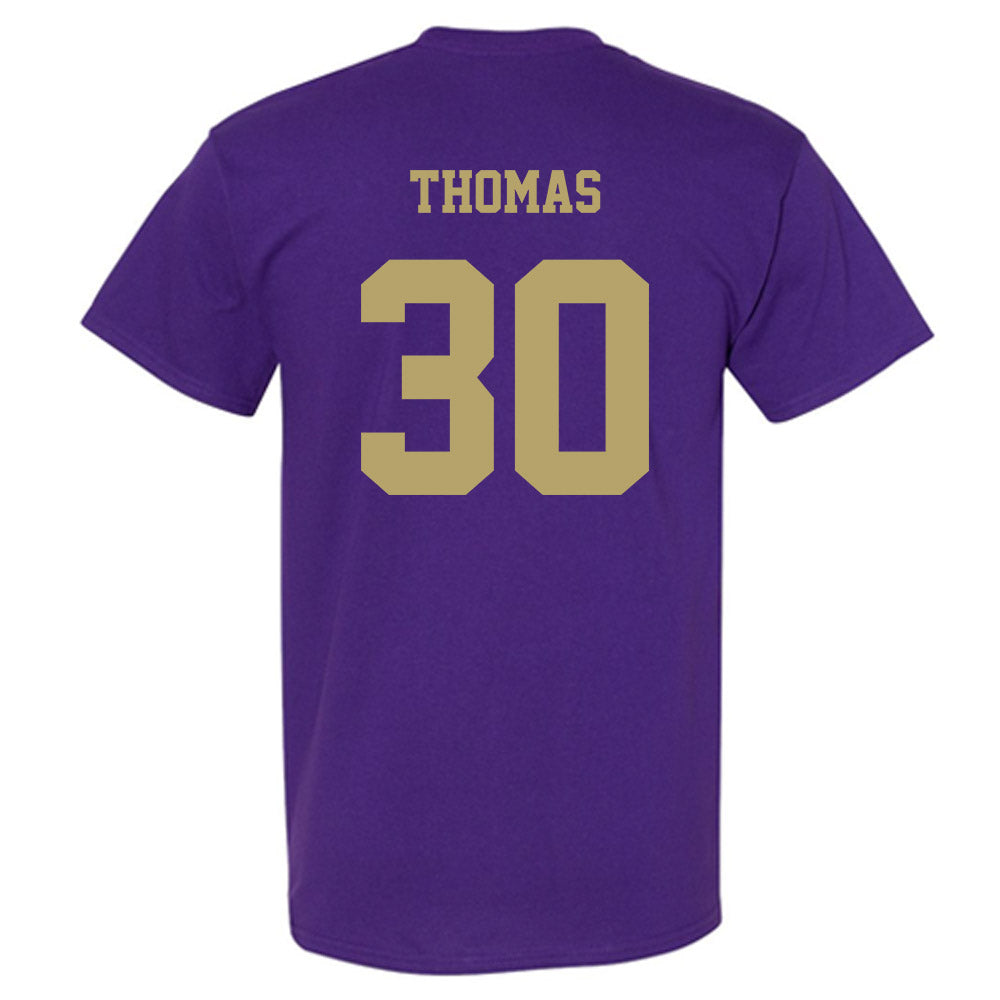 JMU - NCAA Football : Dkwan Thomas - Fashion Shersey T-Shirt-1