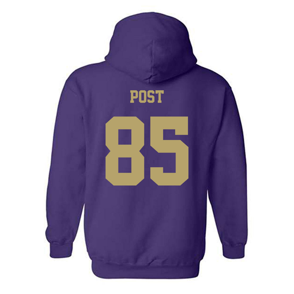 JMU - NCAA Football : Ryder Post - Fashion Shersey Hooded Sweatshirt-1