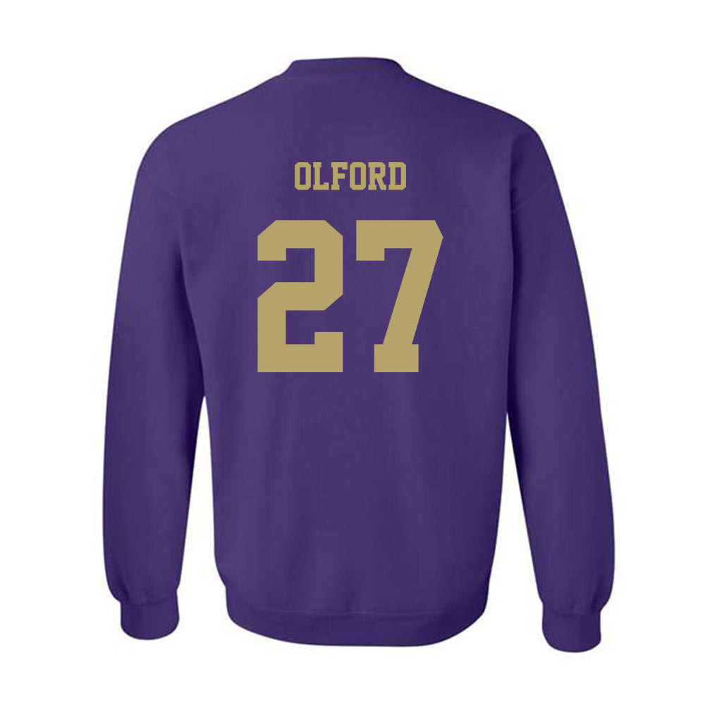 JMU - NCAA Football : Jamal Olford - Fashion Shersey Crewneck Sweatshirt-1