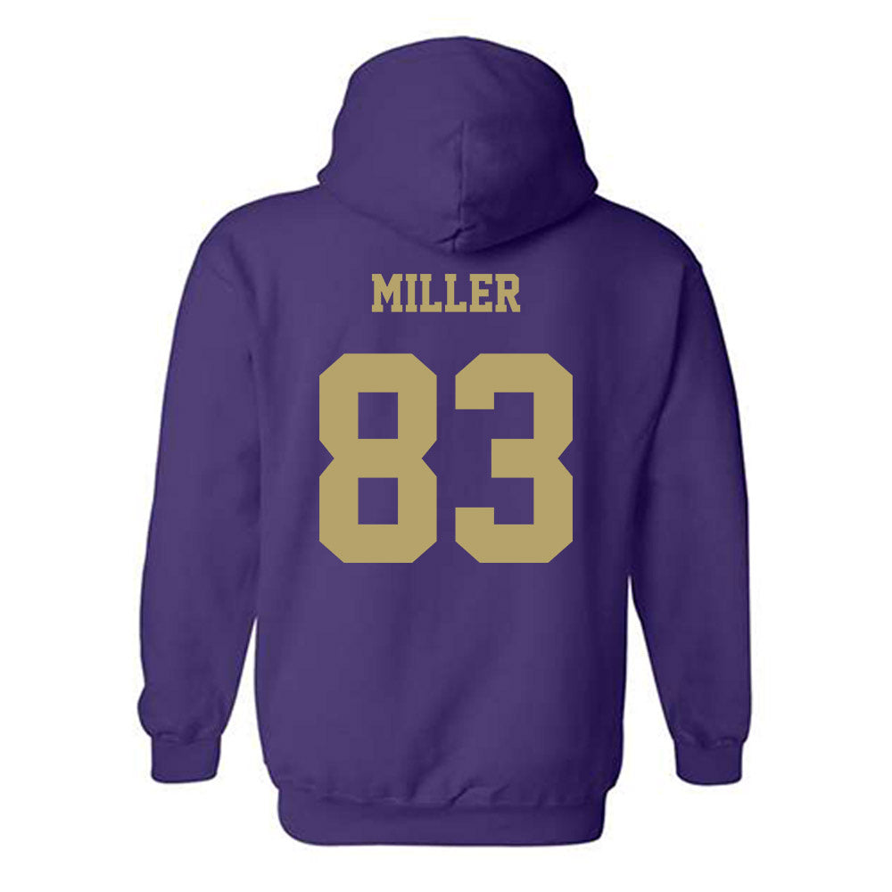 JMU - NCAA Football : Chase Miller - Fashion Shersey Hooded Sweatshirt-1