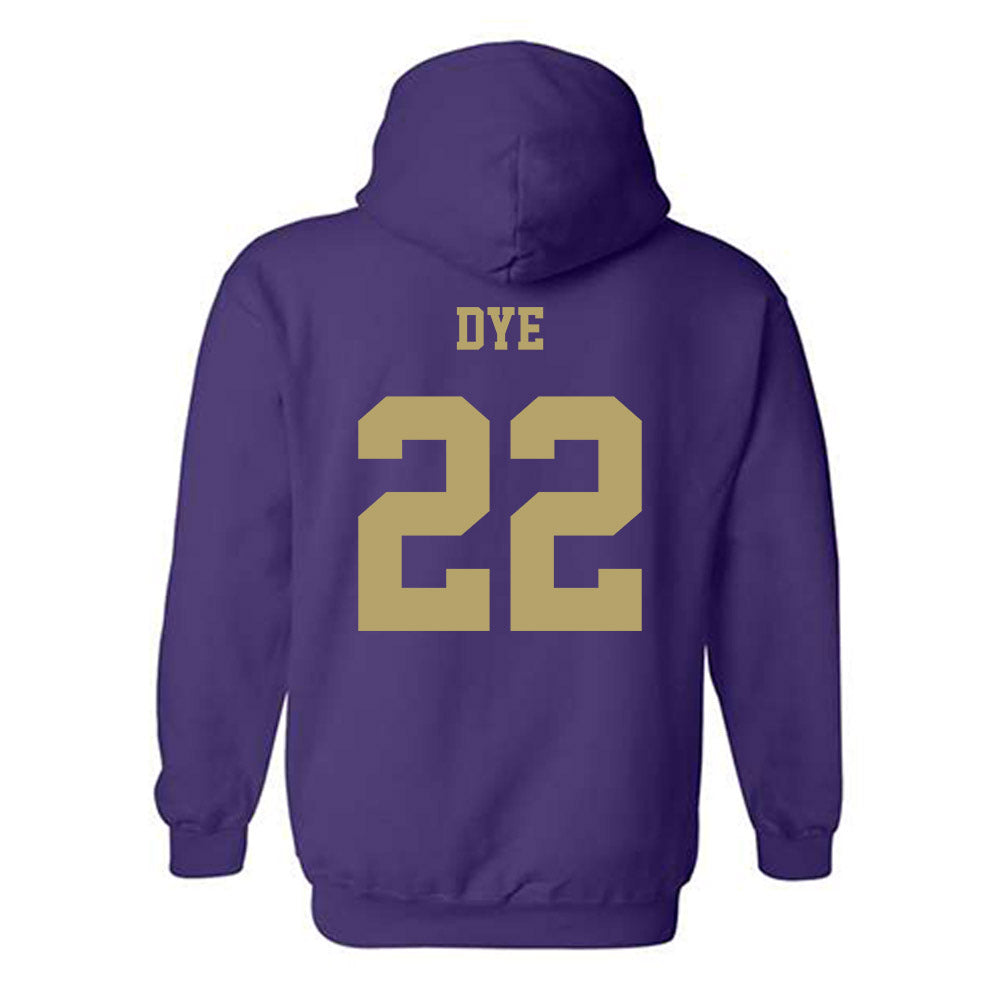 JMU - NCAA Football : Trashon Dye - Fashion Shersey Hooded Sweatshirt-1