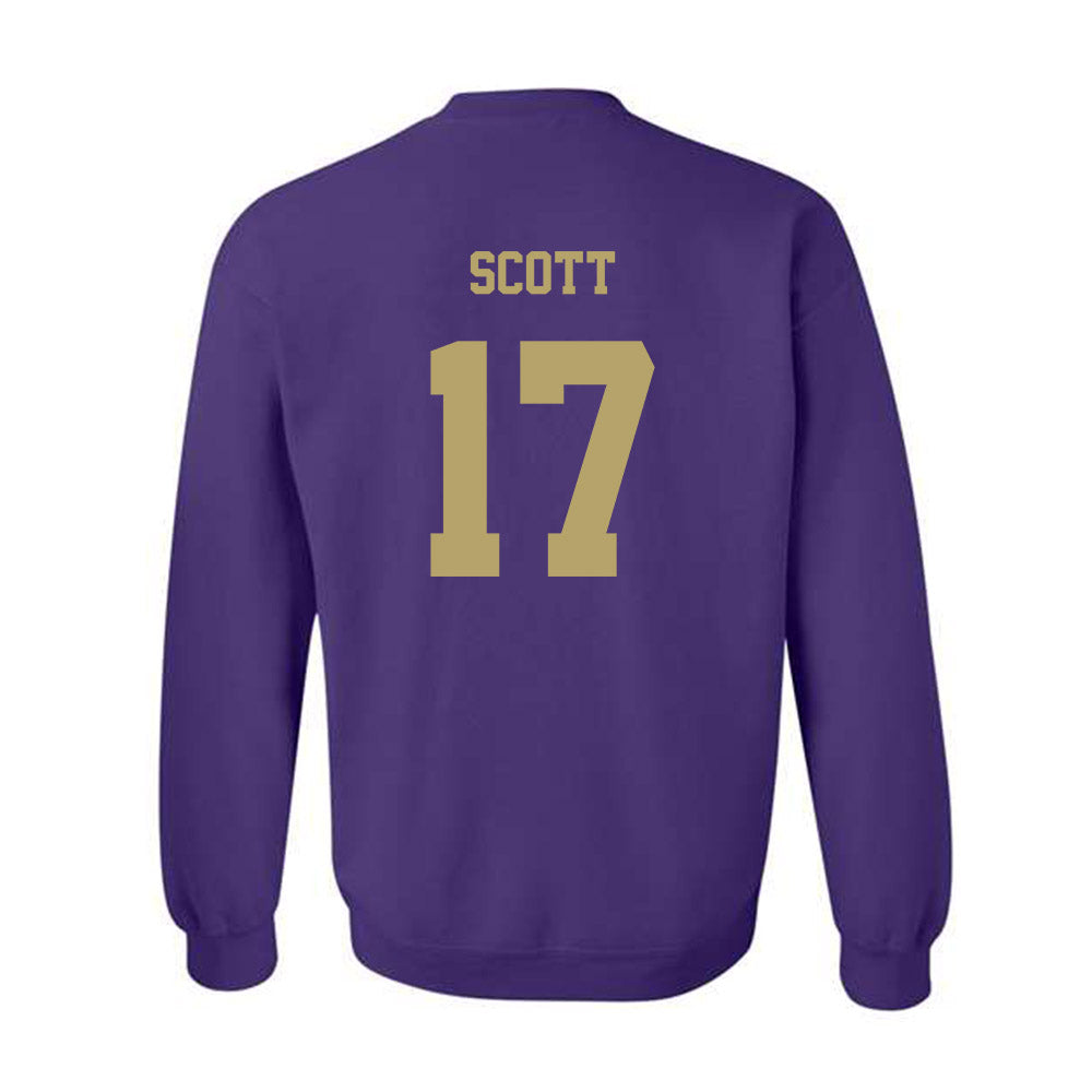 JMU - NCAA Football : Michael Scott - Fashion Shersey Crewneck Sweatshirt-1