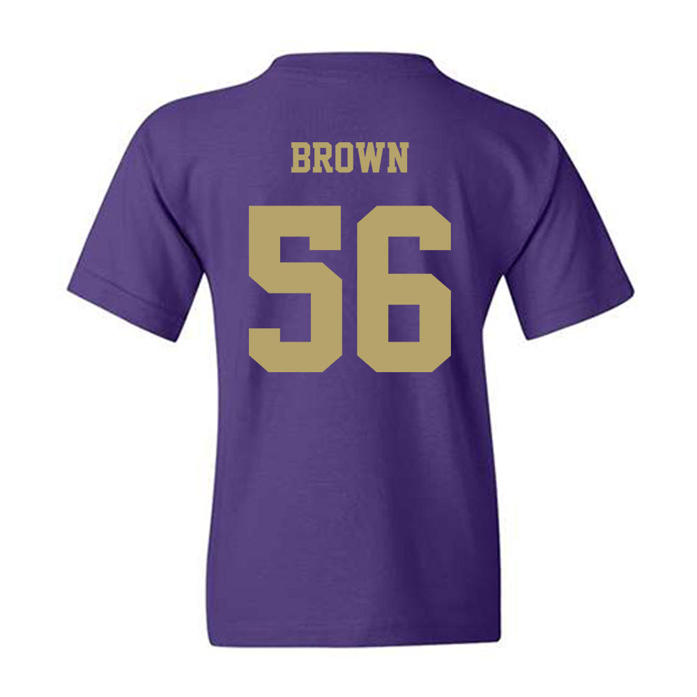 JMU - NCAA Football : Tyler Brown - Fashion Shersey Youth T-Shirt-1