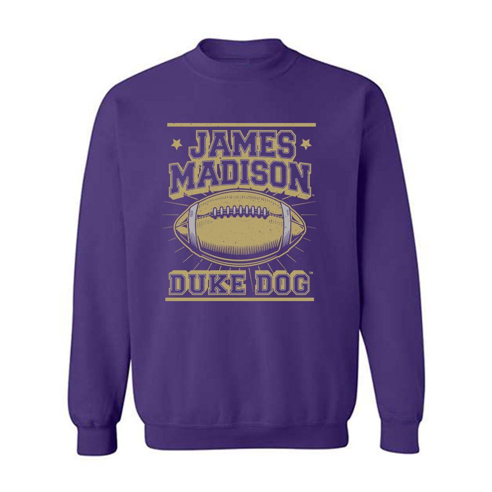 JMU - NCAA Football : Jamal Olford - Fashion Shersey Crewneck Sweatshirt-0