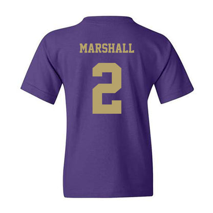JMU - NCAA Women's Basketball : Kylie Marshall - Fashion Shersey Youth T-Shirt-1