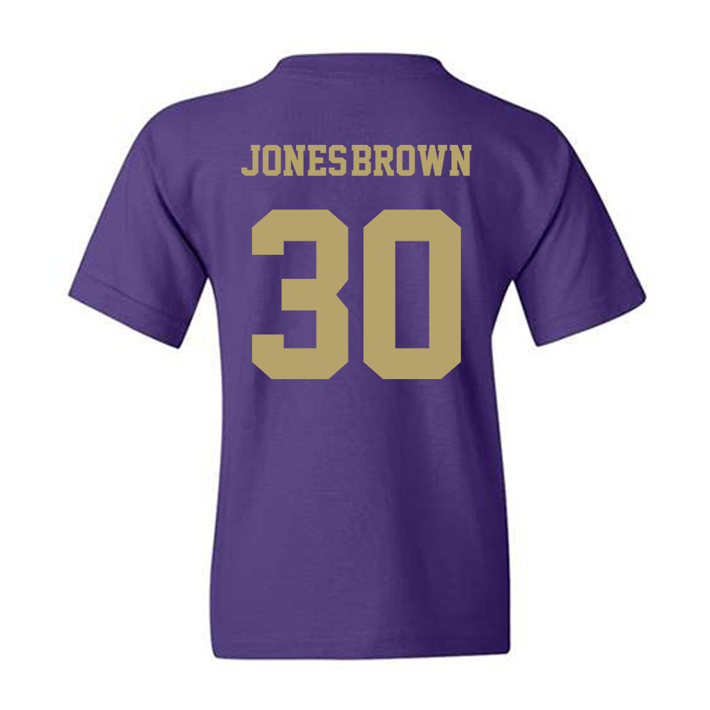 JMU - NCAA Women's Basketball : Ja'Quoia Jones-Brown - Fashion Shersey Youth T-Shirt-1