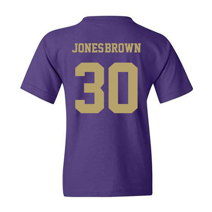JMU - NCAA Women's Basketball : Ja'Quoia Jones-Brown - Fashion Shersey Youth T-Shirt-1