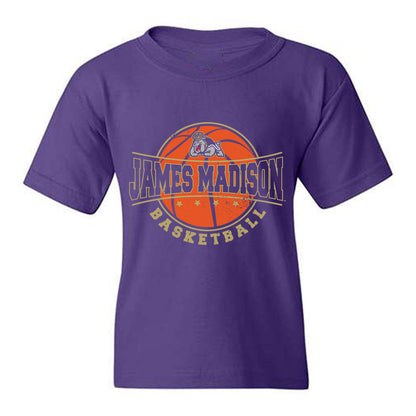 JMU - NCAA Men's Basketball : Ashton Meeks - Fashion Shersey Youth T-Shirt-0