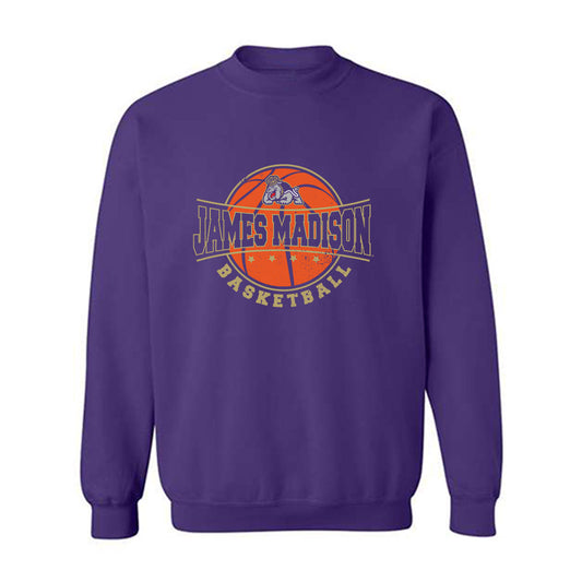 JMU - NCAA Men's Basketball : Eli Wilborn - Fashion Shersey Crewneck Sweatshirt-0