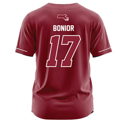 UMass - NCAA Baseball : Vance Bonior - Burgundy Jersey-1