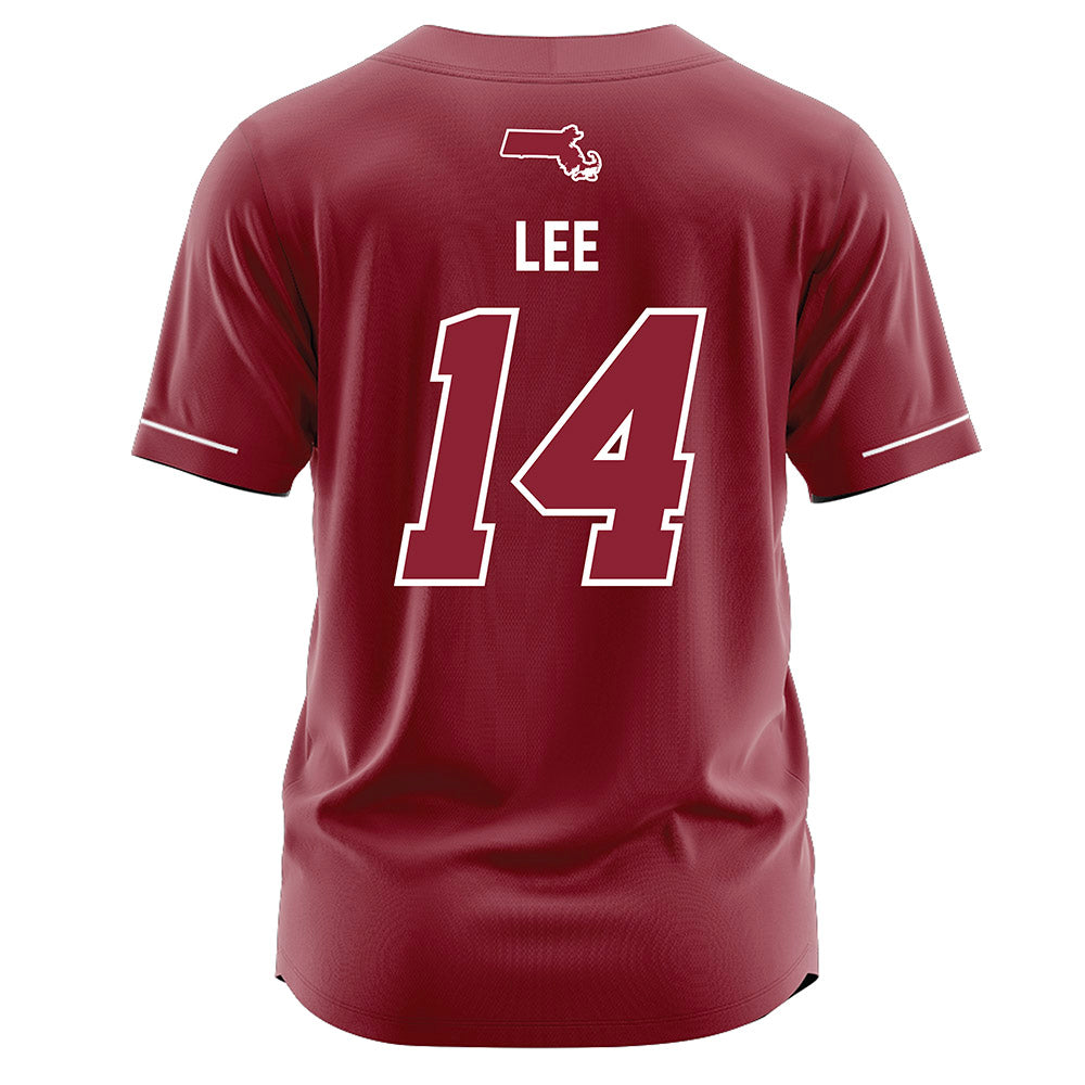 UMass - NCAA Baseball : Lorcan Lee - Burgundy Jersey-1