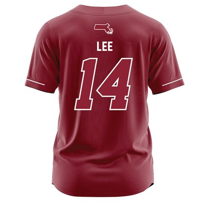 UMass - NCAA Baseball : Lorcan Lee - Burgundy Jersey-1