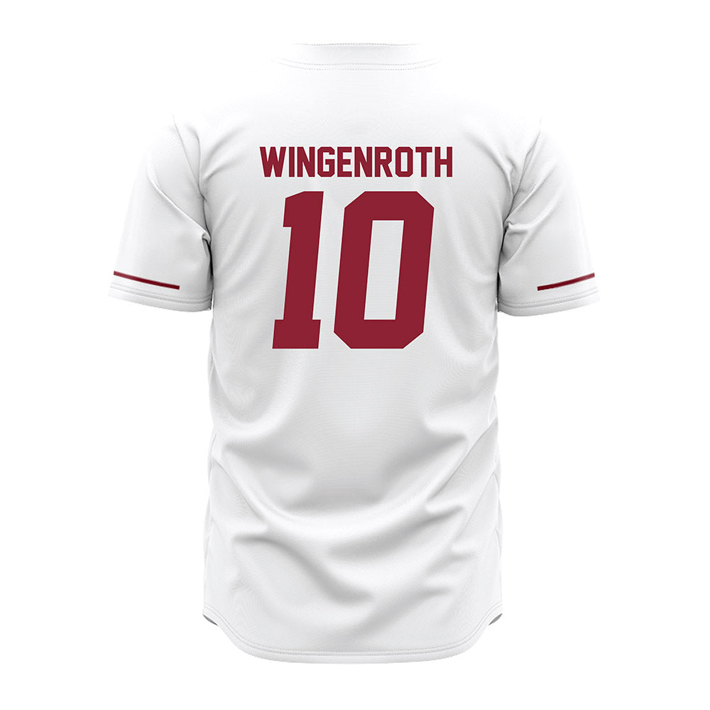 UMass - NCAA Baseball : Brandon Wingenroth - White Jersey-1