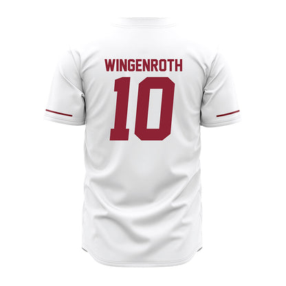 UMass - NCAA Baseball : Brandon Wingenroth - White Jersey-1