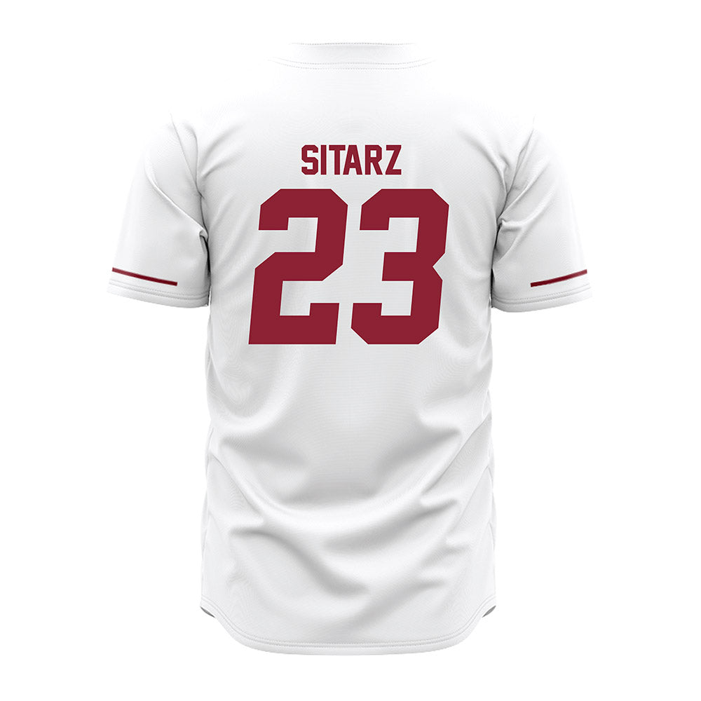 UMass - NCAA Baseball : Gavin Sitarz - White Jersey-1
