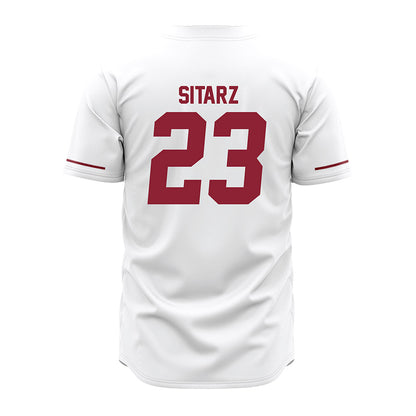 UMass - NCAA Baseball : Gavin Sitarz - White Jersey-1