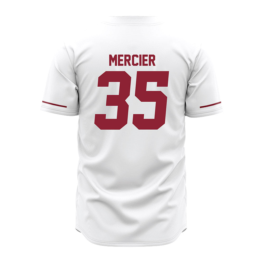 UMass - NCAA Baseball : Brayden Mercier - White Jersey-1