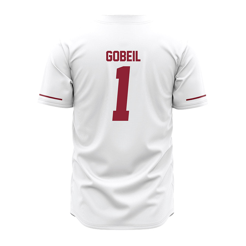 UMass - NCAA Baseball : Dean Gobeil - White Jersey-1