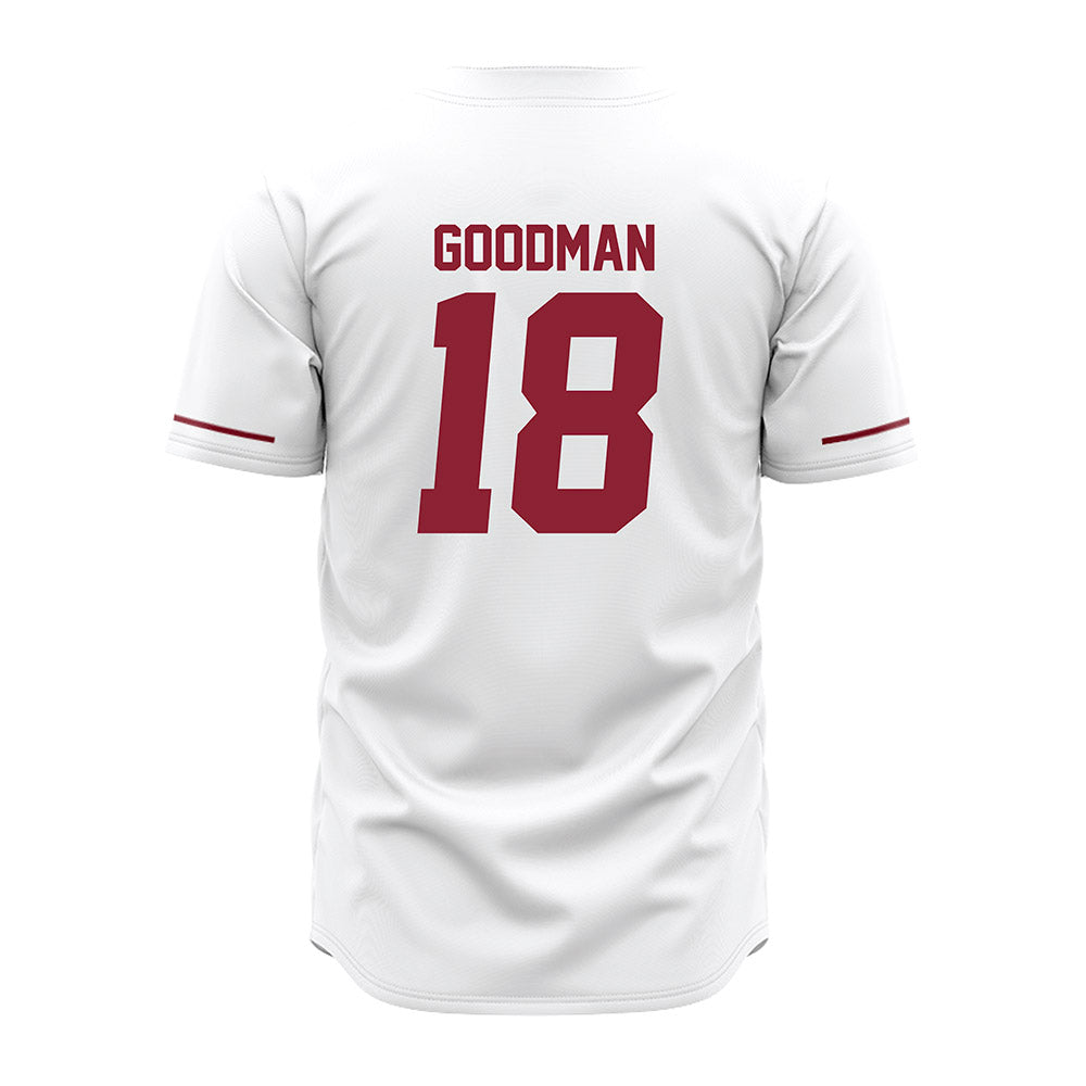 UMass - NCAA Baseball : Michael Goodman - White Jersey-1