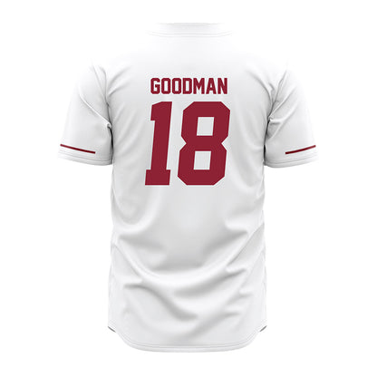UMass - NCAA Baseball : Michael Goodman - White Jersey-1