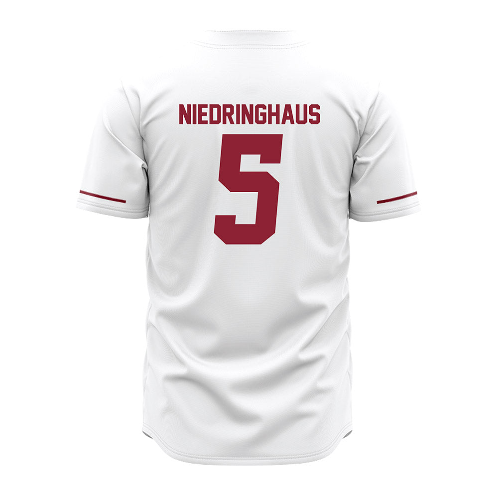 UMass - NCAA Baseball : Jack Niedringhaus - White Jersey-1