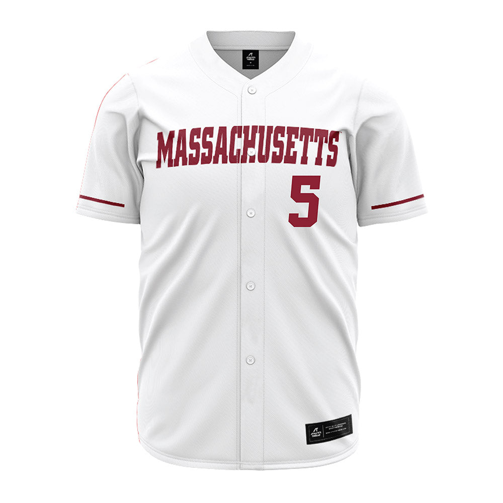 UMass - NCAA Baseball : Jack Niedringhaus - White Jersey-0
