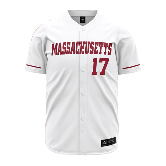 UMass - NCAA Baseball : Vance Bonior - White Jersey-0