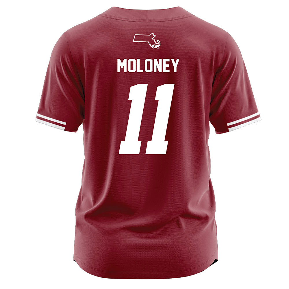 UMass - NCAA Softball : Brooke Moloney - Burgundy Softball Jersey-1