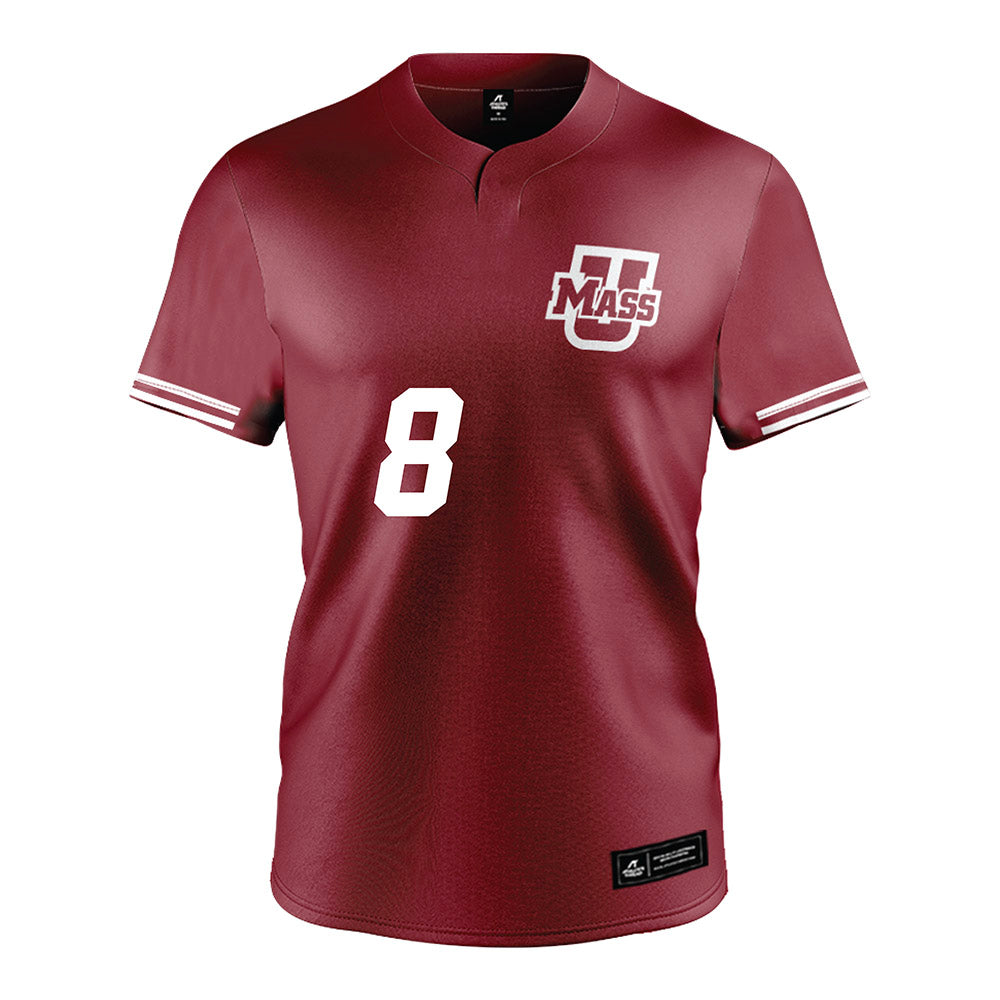 UMass - NCAA Softball : Lillie Scheivert - Burgundy Softball Jersey-0
