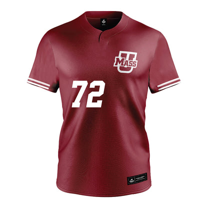 UMass - NCAA Softball : Brenna Rush - Burgundy Softball Jersey-0