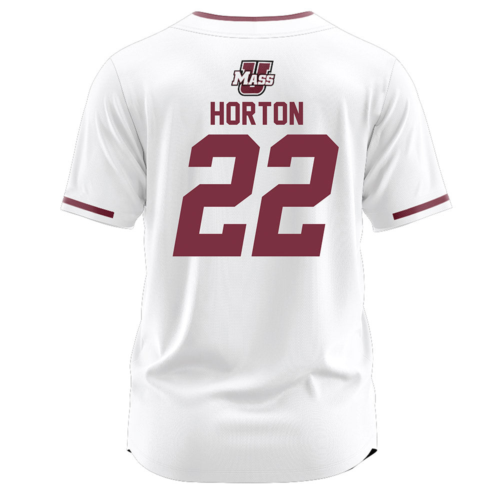 UMass - NCAA Softball : Natalee Horton - White Jersey-1