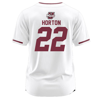 UMass - NCAA Softball : Natalee Horton - White Jersey-1