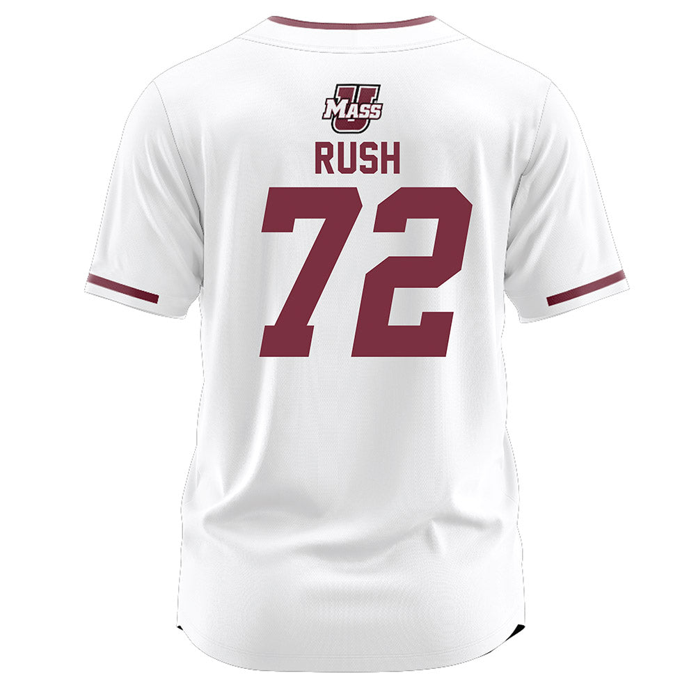 UMass - NCAA Softball : Brenna Rush - White Jersey-1