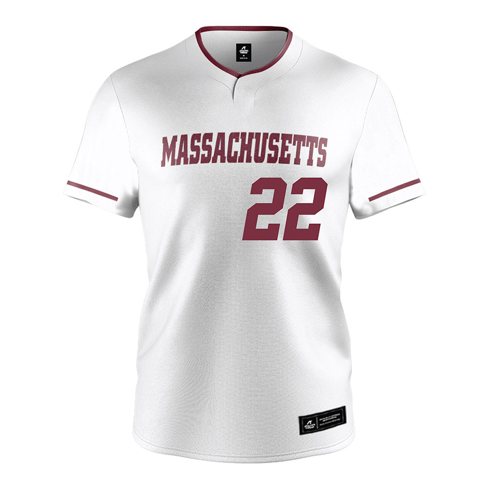 UMass - NCAA Softball : Natalee Horton - White Jersey-0