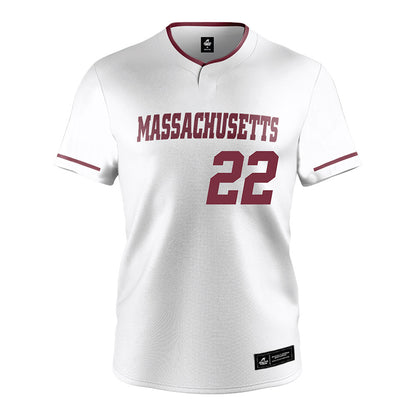 UMass - NCAA Softball : Natalee Horton - White Jersey-0