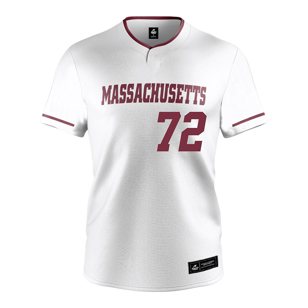 UMass - NCAA Softball : Brenna Rush - White Jersey-0