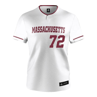 UMass - NCAA Softball : Brenna Rush - White Jersey-0