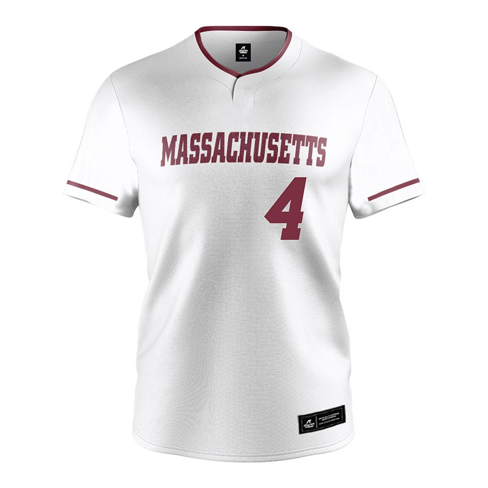 UMass - NCAA Softball : Lily Woodworth - White Jersey-0