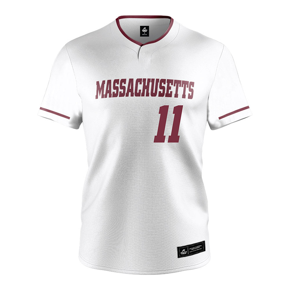 UMass - NCAA Softball : Brooke Moloney - White Jersey-0