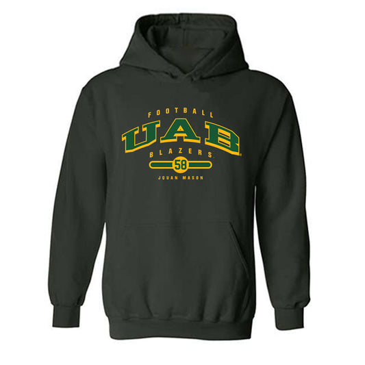 UAB - NCAA Football : JQuan Mason - Classic Fashion Shersey Hooded Sweatshirt-0