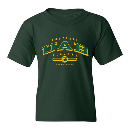 UAB - NCAA Football : JQuan Mason - Classic Fashion Shersey Youth T-Shirt-0