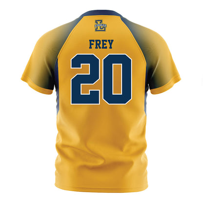 La Salle - NCAA Women's Soccer : Ella Frey Frey - Gold Soccer Jersey-1