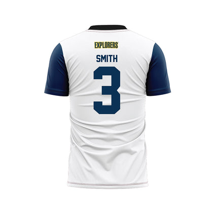 La Salle - NCAA Men's Soccer : Daniel Alexander Smith - White Soccer Jersey-1