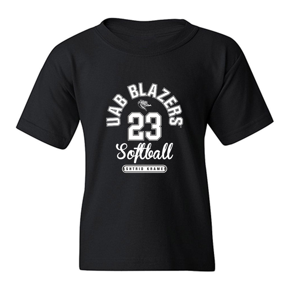 UAB - NCAA Softball : Ashtrid Kramer - Classic Fashion Shersey Youth T-Shirt-0