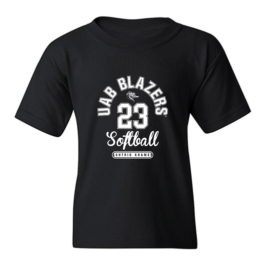 UAB - NCAA Softball : Ashtrid Kramer - Classic Fashion Shersey Youth T-Shirt-0